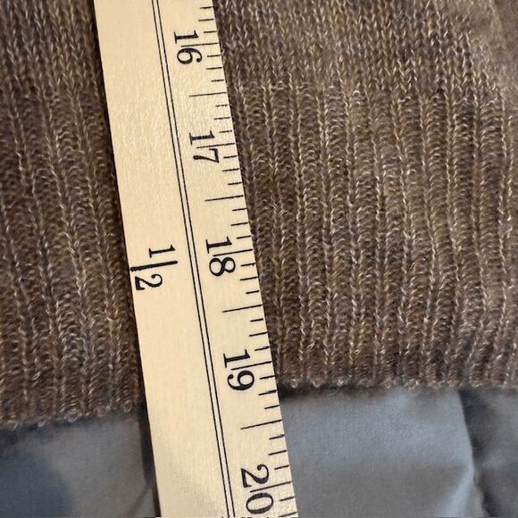 Autumn Cashmere Silk Marled Mulch Balloon Sleeve V-Neck Cardigan Size Small - Picture 9 of 11